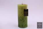 Baltic Candles "The Fire Cross" / burning time 45h (60x140mm) Green