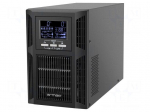 Power supply: UPS | 1000W | 1000VA | 208&divide;240V | 347x145x225mm | 9Ah