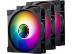 PHANTEKS M25 Gen2 PWM D-RGB Fan 3-Pack - Reverse Blade, 140mm, black
