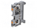 Splice terminal: rail | PT | 500mA | 800V | for DIN rail mounting