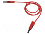 Test lead | 60VDC | 30VAC | 16A | insulated,with 4mm axial socket