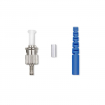 Qoltec Fiber optic ST connector | Singlemode | 3.0mm | Mounting set | 200pcs.