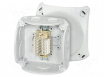 Enclosure: junction box | IP66 | with terminals | grey | ENYCASE&reg;