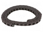 Cable chain | E2i.10 | Bend.rad: 38mm | L: 1000mm | Int.height: 10.1mm