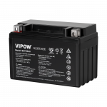 Patareid, akud, toiteplokid ja adapterid // Battery 12В, 6В, 4В pliihappega suletud AGM VRLA // Akumulator VIPOW typ MC do motocykli 12V 9Ah