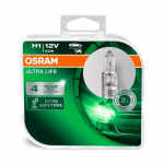 Halogen bulbs H1, 12V, 55W, 3200K, ULTRA LIFE series