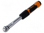 Wrench: torque | 273mm | 5&divide;25Nm | Holder: square | 3/8" | ZERO-RESET