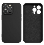 Back panel cover iLike Samsung Galaxy A34 5G silicone cover Black