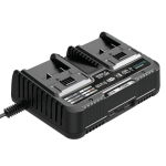 DEDRA DUAL CHARGER 18V 2x2.3A