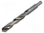 Drill bit | for metal | &Oslash;: 18.5mm | L: 198mm | high speed steel | 13mm