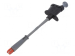 Clip-on probe | 6A | 1kVAC | black | Grip capac: max.20mm
