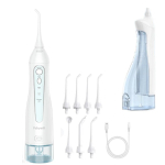 Riff RF-FW1 Wireless Portable IPX7 Irrigator 3-modes / 7 nozzles / 1400mAh / 5W / 300ml watertank White