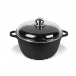 Maestro MR-4620C Pot with lid 20 cm 2,1 l Black