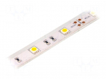 LED tape | white warm | 5050 | 12V | LED/m: 30 | W: 14.36mm | 120&deg; | IP65