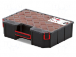 Container: collective | with boxes | black | high | 390x284x105mm