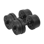Spordiks ja aktiivseks puhkuseks // Spordikaubad ja varustus // Hantle bitumiczne regulowane 2x10kg REBEL ACTIVE