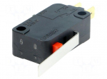 Microswitch SNAP ACTION | with lever | SPDT | 5A/250VAC | ON-(ON)