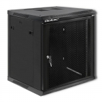 Qoltec 19" RACK cabinet | 12U | 600 x 635 x 600 | Perforated Doors | Hanging
