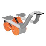 Spordiks ja aktiivseks puhkuseks // Spordikaubad ja varustus // Przyrząd do ćwiczenia mięśni brzucha z timerem, AB roller Wheel AB-3 , kolor szaro-pomarańczowy , REBEL ACTIVE