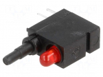 Switch: push-button | Pos: 2 | SPDT | 0.5A/60VAC | 0.5A/60VDC | ON-(ON)