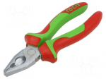 Pliers | insulated,universal | ergonomic two-component handles