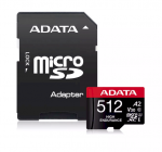 ADATA AUSDX512GUI3V30SHA2‑RA1 MicroSDXC Class 10 Memory Card 512GB