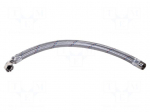 Angled anti-vibration hose | 1" | 0.7m