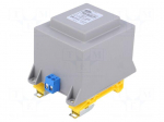 Transformer: encapsulated | 60VA | 230VAC | 24V | 2.5A | Mounting: DIN