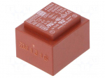 Transformer: encapsulated | 1.5VA | 230VAC | 15V | 15V | 50mA | 50mA