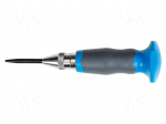 Automatic center punch | &Oslash;: 4mm | Tool length: 130mm | 60&divide;130N