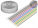 Wire | LiY-Toy | stranded | Cu | 0.75mm2 | PVC | 300V | 10m | Class: 5 | 10pcs.