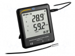 Data logger | temperature,humidity | IP20 | Display: LCD 3,9" | &plusmn;4%