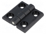 Hinge | Width: 50mm | technopolymer (PA) | black | H: 50mm