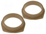 Spacer ring | MDF | 165mm | Fiat | impregnated,varnished