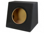 Car loudspeaker enclosure | MDF | black | textil | 30l | 250mm