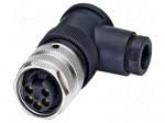 Connector: 7/8" | plug | PIN: 5 | angled | unshielded | 9A | 300V | IP67