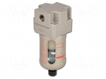 Compressed air filter | G 1/4" | inside | 160l/min | 0.3um | 8ml | 90g
