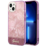 Guess GUHCP14MHGJGHP Jungle Collection Hardcase for iPhone 14 Plus / 15 Plus 6.7" / pink