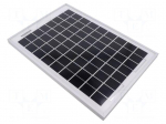 Photovoltaic cell | polycrystalline silicon | 354x251x17mm | 10W