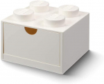 Room Copenhagen LEGO Desk Drawer 4 , storage box (white, knobs)