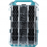 Makita MAKTRAK Organizer flat M, tool box blue/transparent, transparent lid