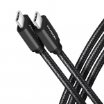 Axagon BUCM3-CM20AB datu pārraides un uzlādes vads | USB-C uz USB-C | 2m