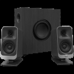 Klipsch ProMedia Lumina 2.1 Gaming Audio System with Subwoofer and LED Lighting Effects Built-in, Black