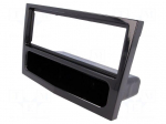 Radio mounting frame | Opel | 1 DIN | black gloss