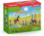 Schleich Farm World Pony Agility Training, play figure