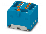 Splice terminal: rail | 17.5A | 450V | push-in | PA | L: 17.7mm | W: 19mm