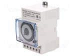 Programmable time switch | 30min&divide;24h | SPDT | 250VAC/16A | 230VAC
