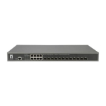 Switch LevelOne 8x GE GTL-2091 12xGSFP 19" l&uuml;liti
