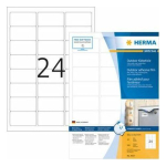 HERMA A4 v&auml;lis-kleepkile valge 63,5x33,9mm 960 tk.