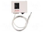 Sensor: thermostat with capillary | Output conf: SPDT | 16A | 400VAC